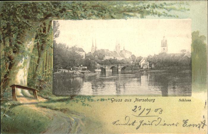 Merseburg Saale Sachsen-Anhalt Schloss