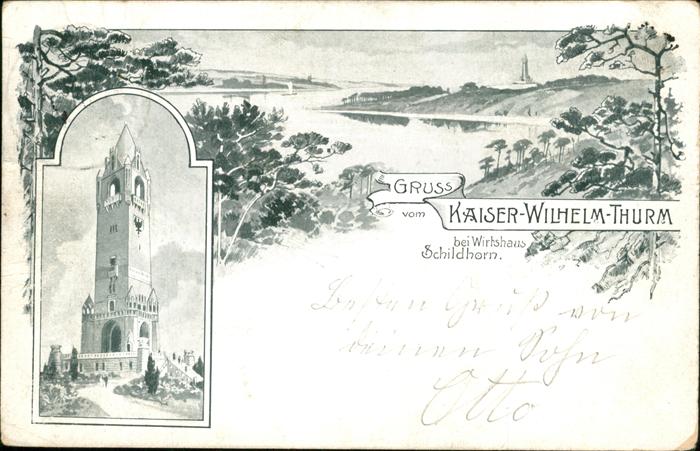 Schildhorn Berlin Kaiser Wilhelm Turm