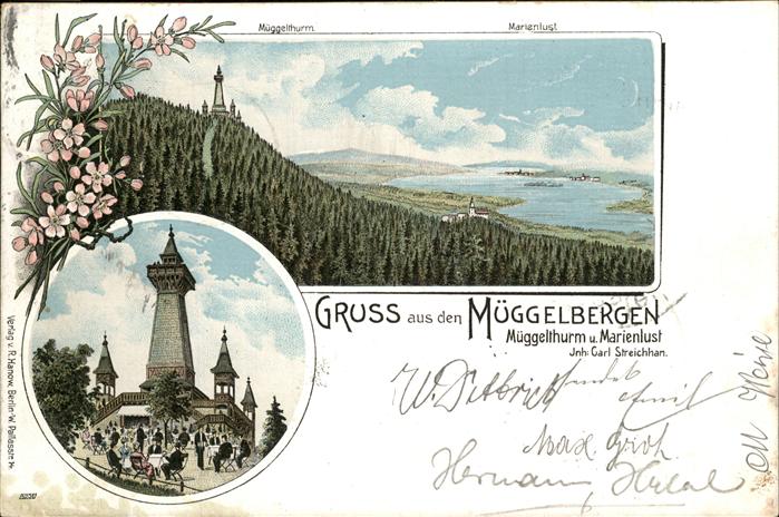 Koepenick Müggelberge Turm Marienlust