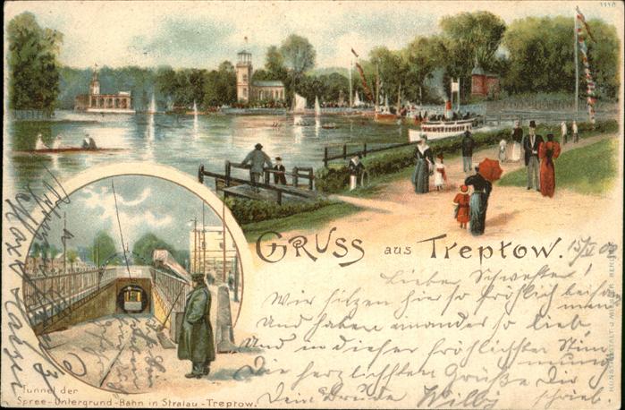 Treptow Berlin Spree U-Bahn