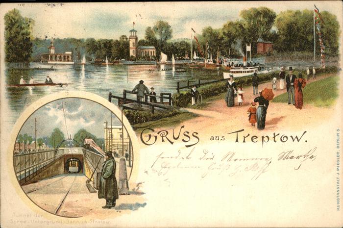 Treptow Berlin Spree U-Bahn