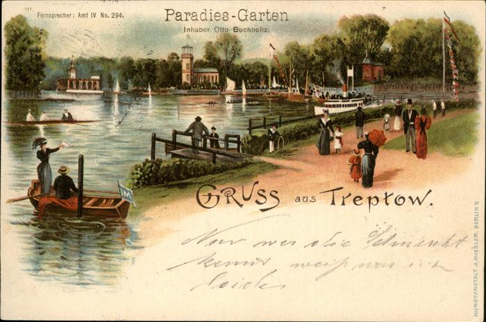 Treptow Berlin Paradies-Garten