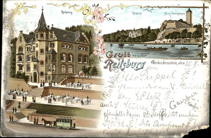 Halle Saale Burg Giebichenstein Reilsburg Strassenb