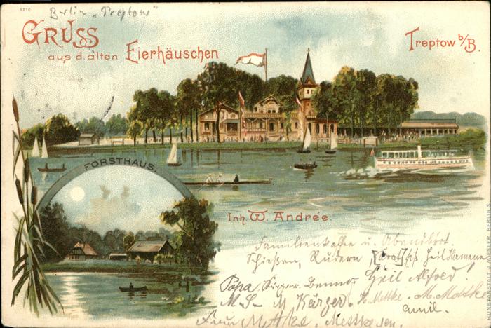 Treptow Berlin Alte Eierhaeuschen Forsthaus