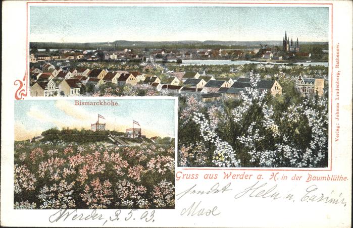 Werder Havel Bismarckhöhe u.Baumblüten