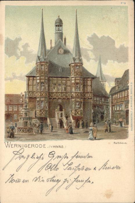 Wernigerode Harz Rathaus
