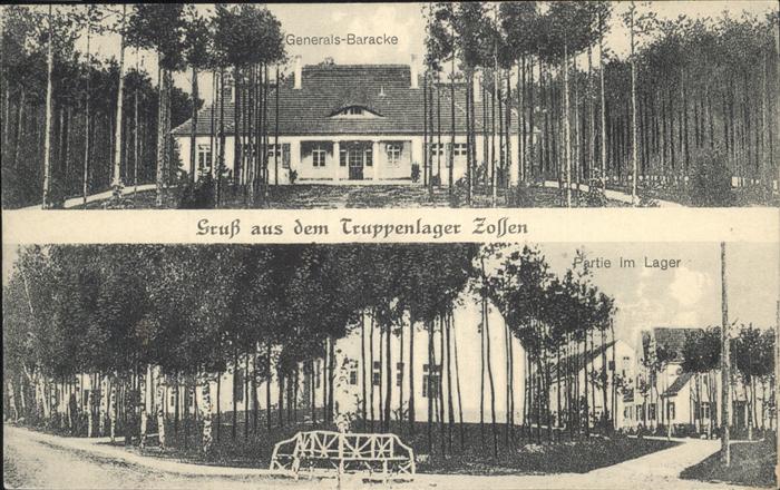 Zossen Brandenburg Truppenlager mit Generals-Baracke