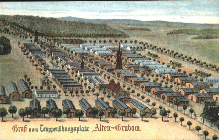 Alten-Grabow Truppenuebungsplatz mit Lagern