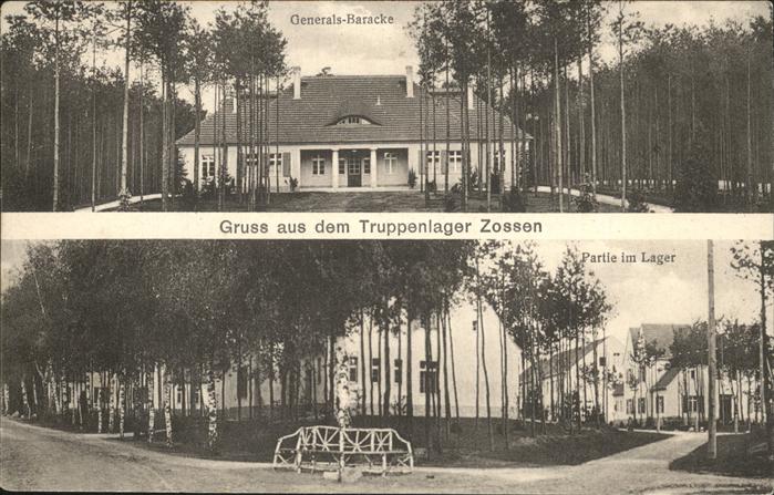 Zossen Brandenburg Truppenlager mit Generals-Baracke