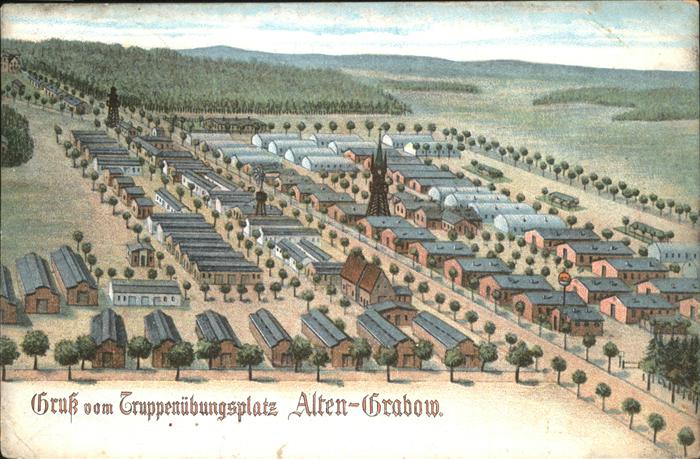 Alten-Grabow Baracken-Lager auf dem Truppenübungspla