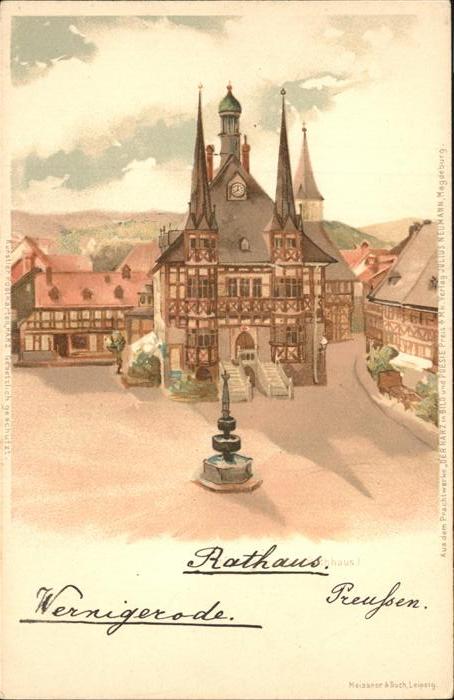 Wernigerode Harz Rathaus