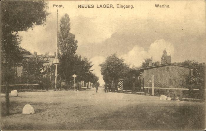 Jueterbog Neues Lager mit Post u.Wache