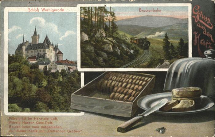Wernigerode Harz Schloss u.Brockenbahn