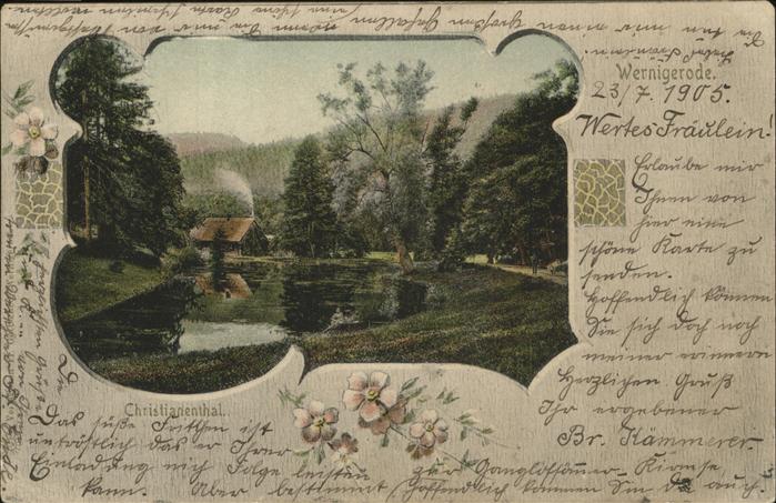Wernigerode Harz Christianenthal