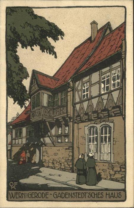 Wernigerode Harz Gadenstedt`sches Haus am Teichdamm