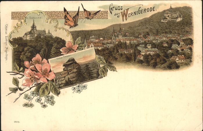 Wernigerode Harz Otto-Felsen u.Schloss