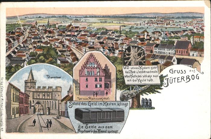 Jueterbog Dammtor u.Rathaus