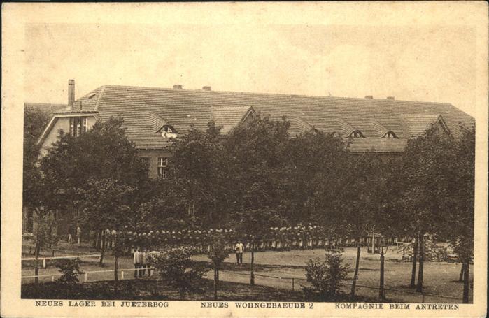 Jueterbog Wohngebäude im neuen Lager u.Soldaten b