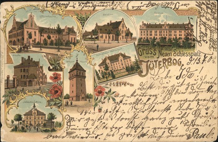 Jueterbog Neuer Schiessplatz mit Kantine u.Soldat