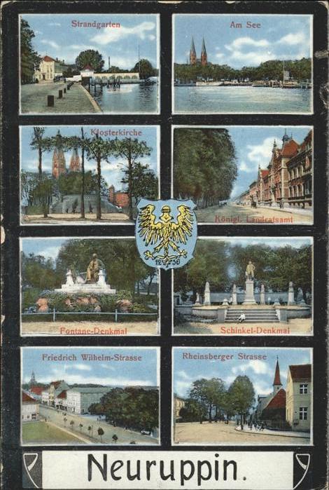 Neuruppin Klosterkirche u.Koenigl.Landratsamt