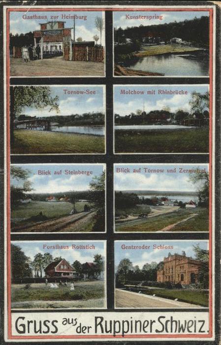 Ruppin Brandenburg Torwow-See Forsthaus Rottstich usw.