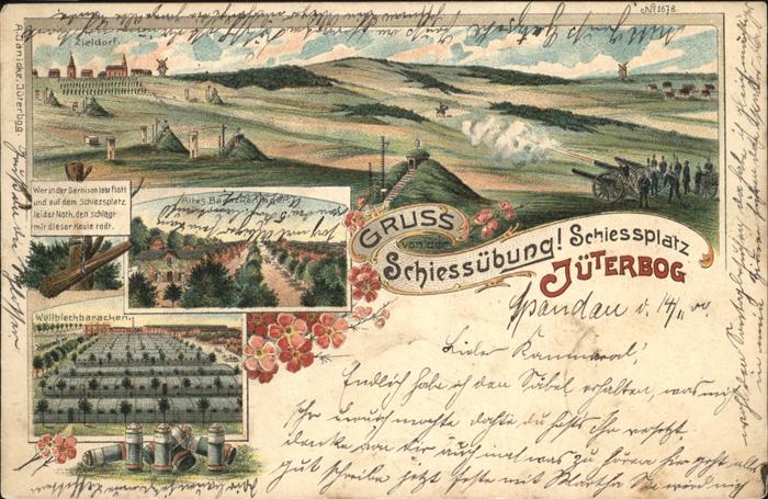 Jueterbog Truppenübungsplatz mit Schiessplatz und