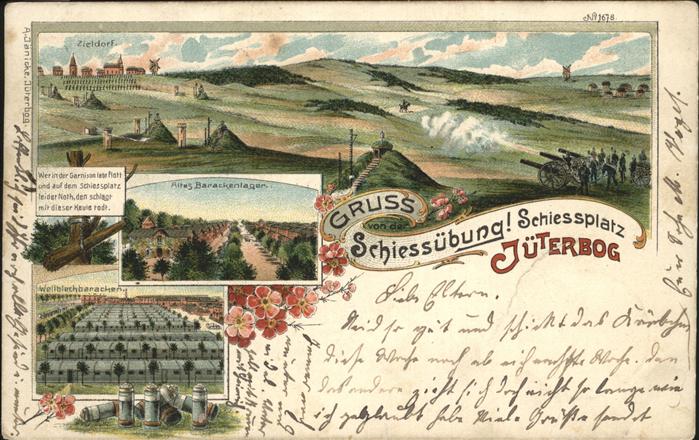 Jueterbog Truppenübungsplatz mit Schiessplatz u.B