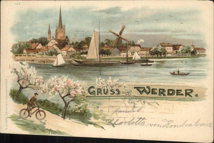 Werder Havel Boote auf der Havel