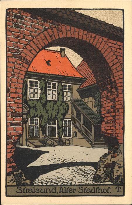 Stralsund Mecklenburg Vorpommern Alter Stadthof