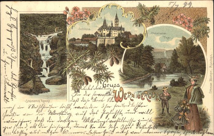 Wernigerode Harz Christianenthal u.Schloss