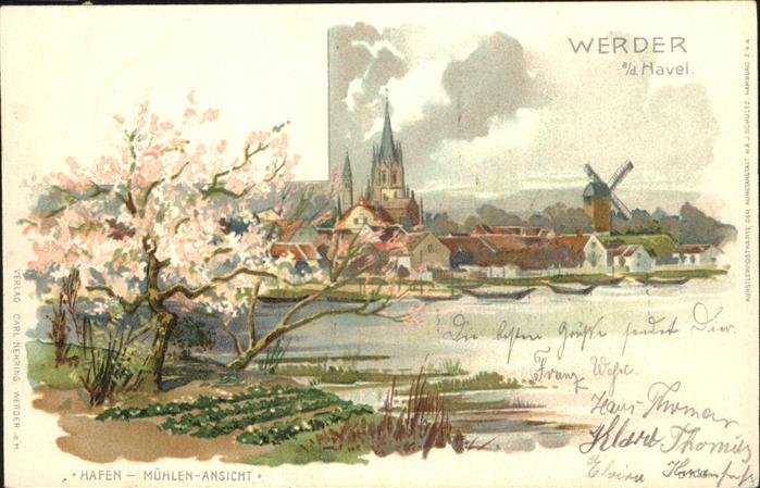 Werder Havel Hafen u.Muehle