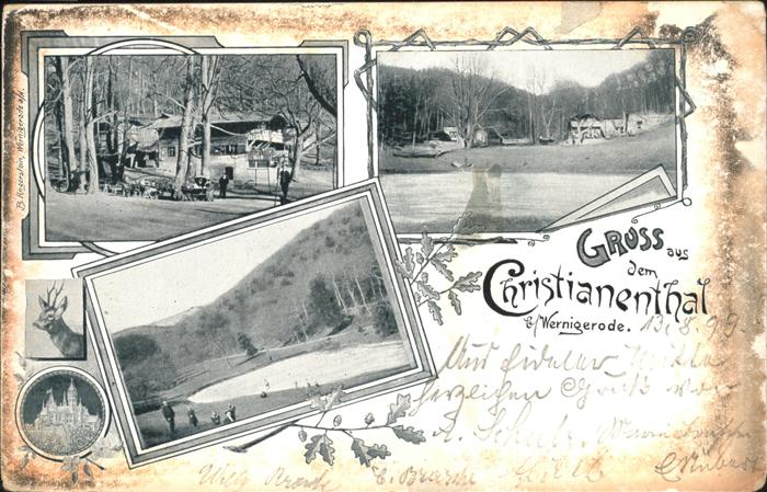 Wernigerode Harz Forsthaus im Christianenthal