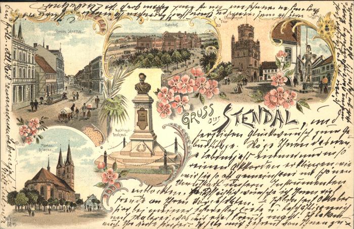 Stendal Breite-Strasse u.Bahnhof