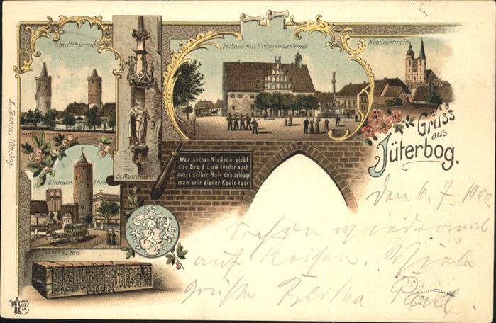 Jueterbog Nicolaikirche u.Stadttürme