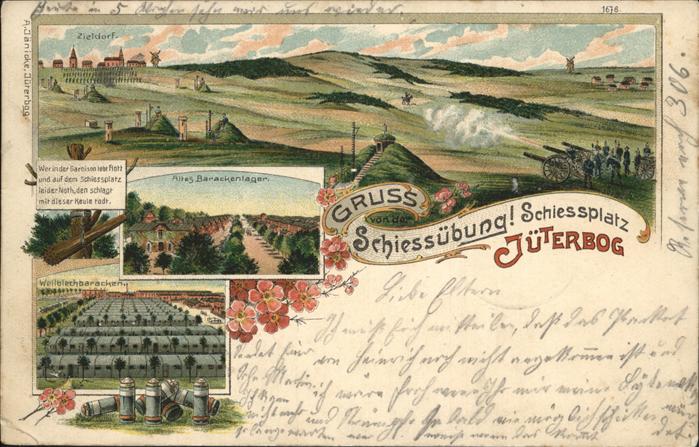 Jueterbog Schiessplatz mit Schiessübungen