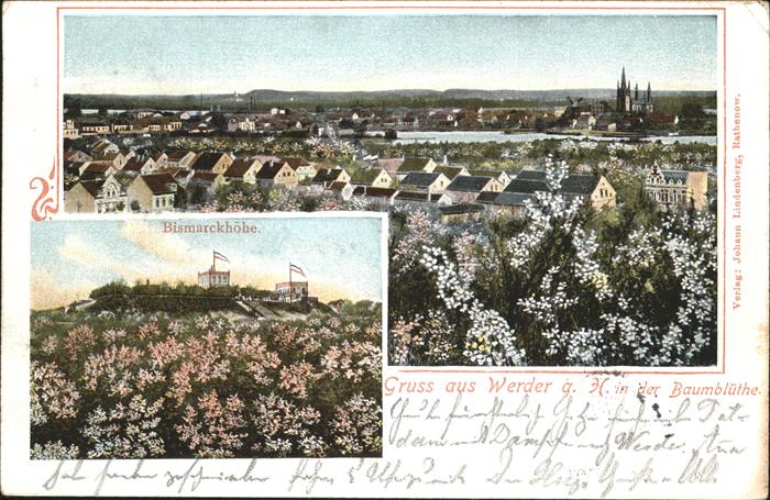 Werder Havel Bismarckhöhe u.Baumblüten