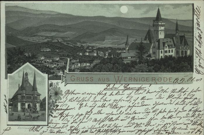 Wernigerode Harz Rathaus