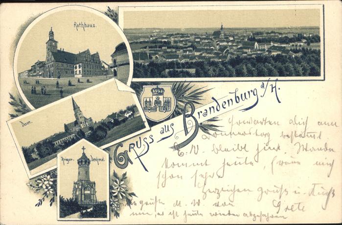 Brandenburg Havel Rathaus u.Dom