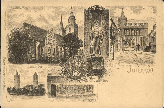 Jueterbog Nicolaikirche u.Stadttürme