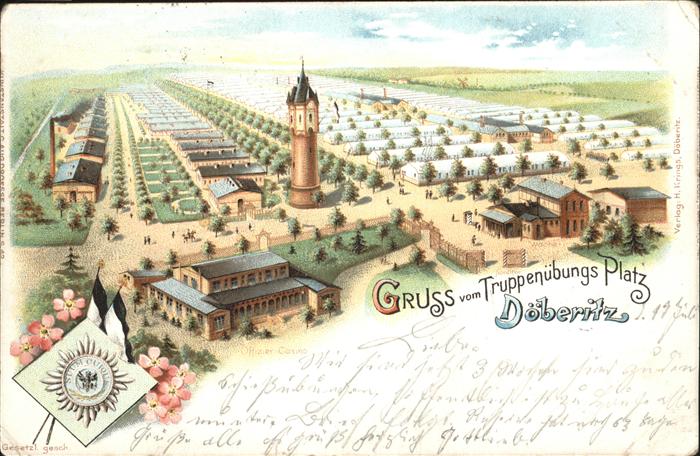 Doeberitz Truppenuebungsplatz Truppenübungsplatz mit Barackenlager