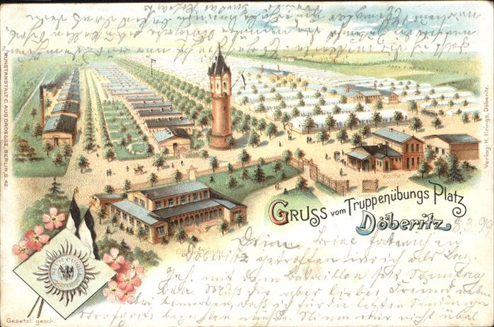 Doeberitz Truppenuebungsplatz Truppenübungsplatz mit Barackenlager