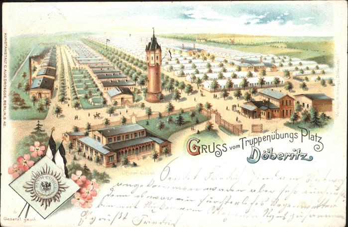 Doeberitz Truppenuebungsplatz Truppenübungsplatz mit Barackenlager