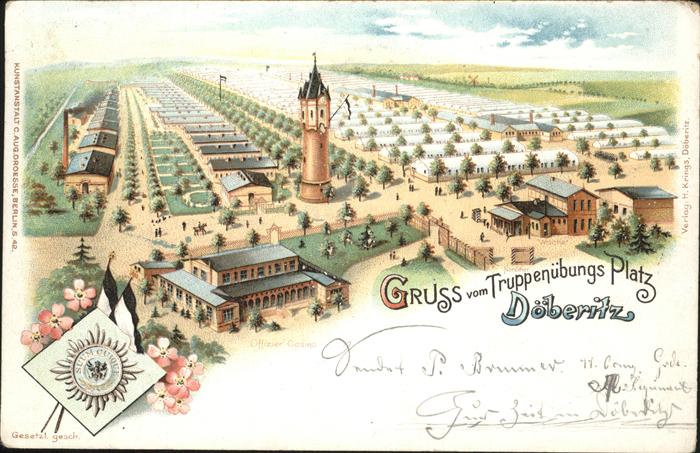 Doeberitz Truppenuebungsplatz Truppenübungsplatz mit Barackenlager