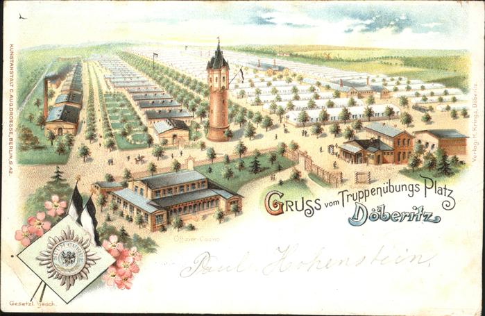 Doeberitz Truppenuebungsplatz Truppenübungsplatz mit Barackenlager