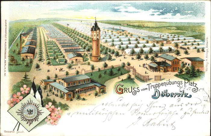 Doeberitz Truppenuebungsplatz Truppenübungsplatz mit Barackenlager