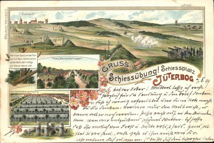 Jueterbog Schiessübungen auf dem Schiessplatz