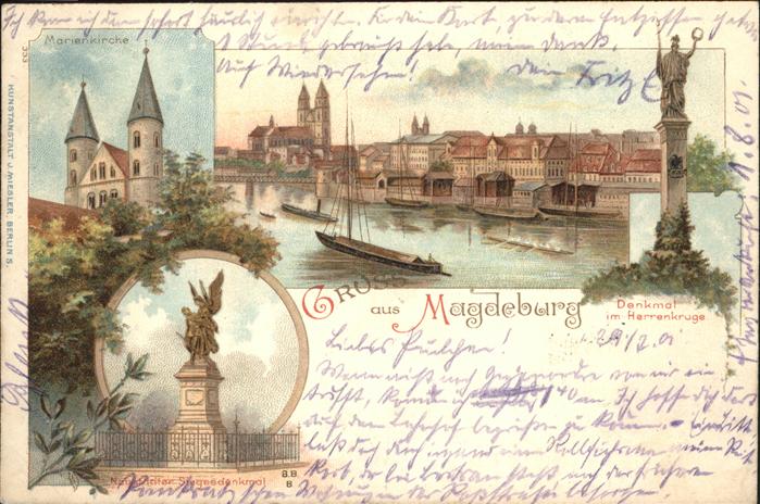 Magdeburg Denkmal im Herrrenkruge