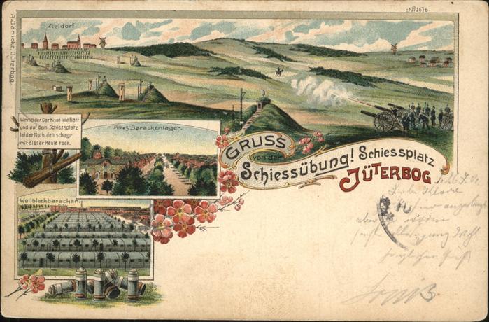 Jueterbog Schiessplatz mit Schiessübungen