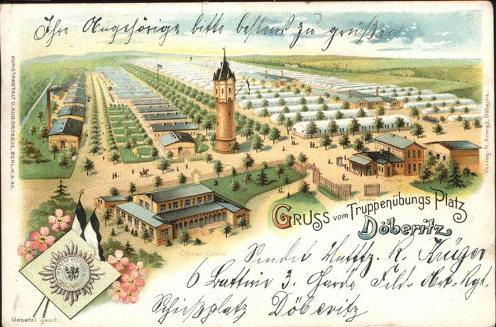 Doeberitz Truppenuebungsplatz Truppenübungsplatz mit Barackenlager