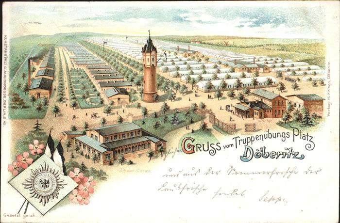 Doeberitz Truppenuebungsplatz Truppenübungsplatz mit Barackenlager